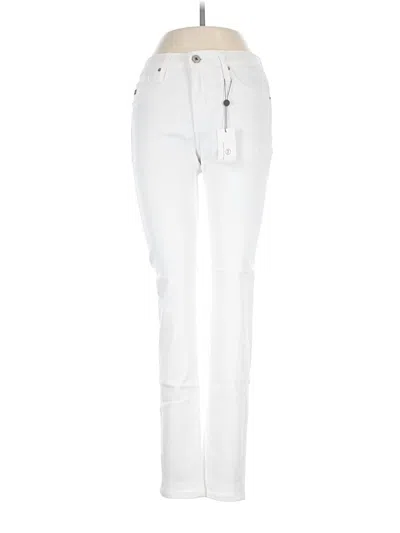 Pre-owned Adriano Goldschmied Jeans In White