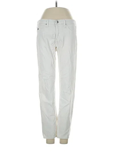 Pre-owned Adriano Goldschmied Jeans In White