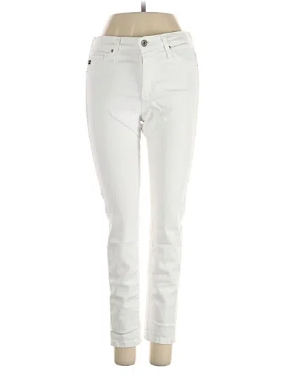 Pre-owned Adriano Goldschmied Jeans In White