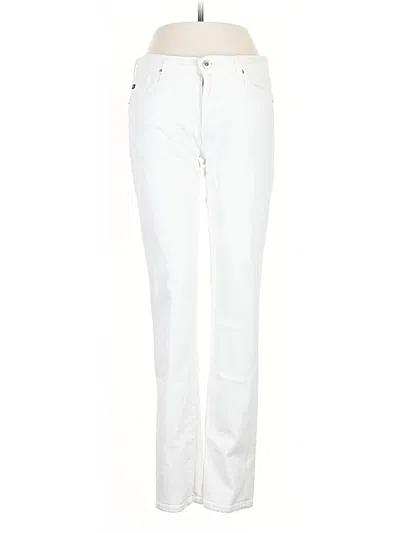 Pre-owned Adriano Goldschmied Jeans In White