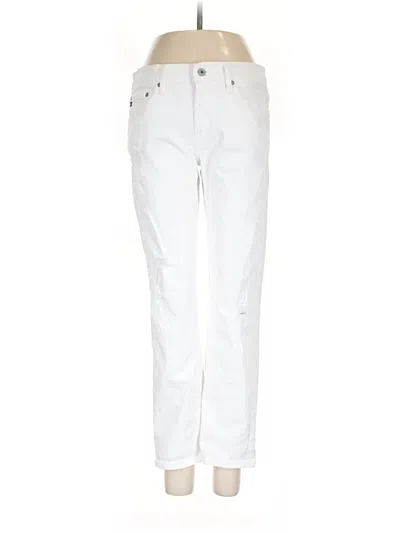 Pre-owned Adriano Goldschmied Jeans In White