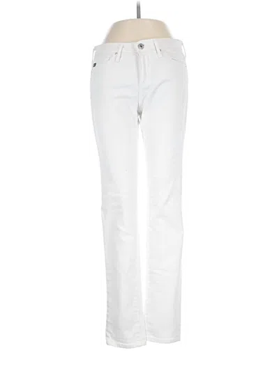 Pre-owned Adriano Goldschmied Jeans In White