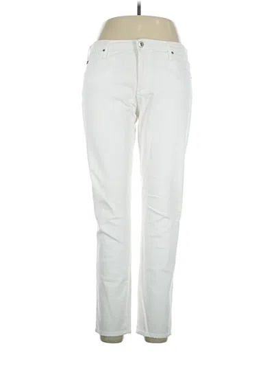 Pre-owned Adriano Goldschmied Jeans In White