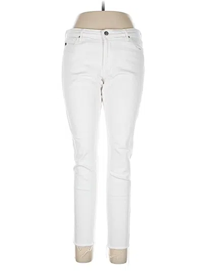 Pre-owned Adriano Goldschmied Jeans In White
