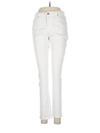 Pre-owned Adriano Goldschmied Jeans In White