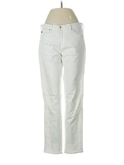 Pre-owned Adriano Goldschmied Jeans In White