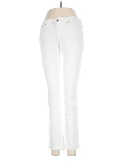 Pre-owned Adriano Goldschmied Jeans In White