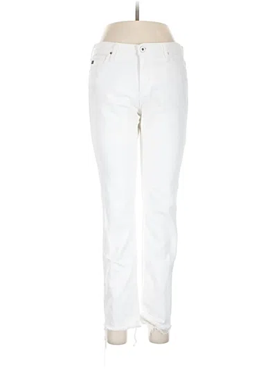Pre-owned Adriano Goldschmied Jeans In White