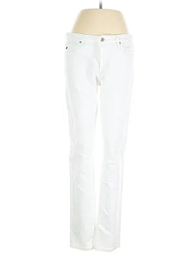 Pre-owned Adriano Goldschmied Jeans In White