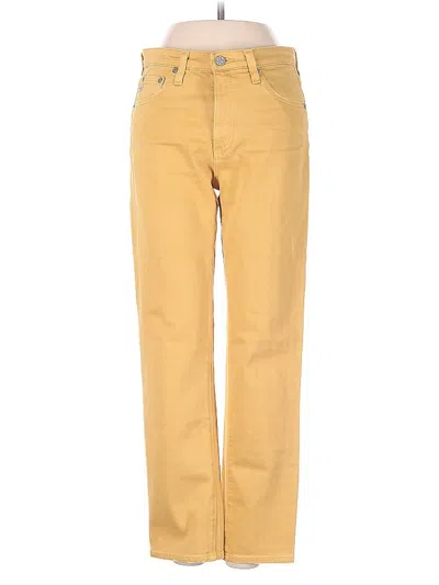Pre-owned Adriano Goldschmied Jeans In Yellow