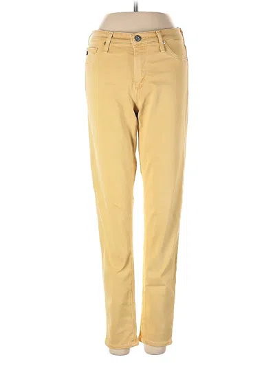 Pre-owned Adriano Goldschmied Jeans In Yellow