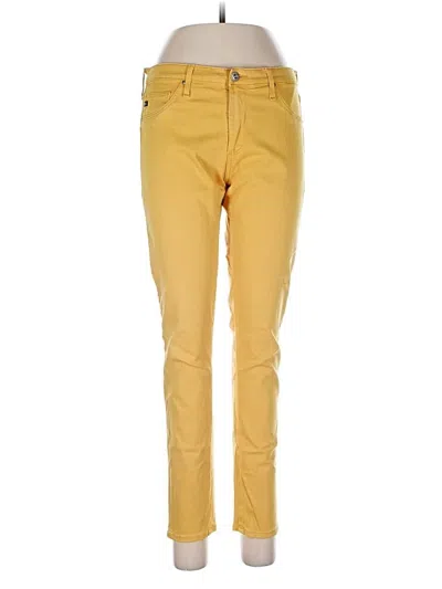 Pre-owned Adriano Goldschmied Jeans In Yellow