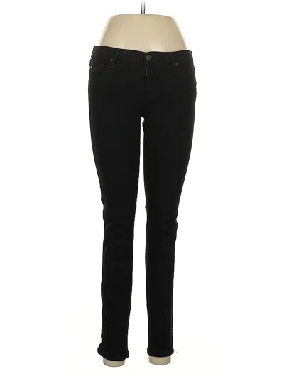 Pre-owned Adriano Goldschmied Jeggings In Black
