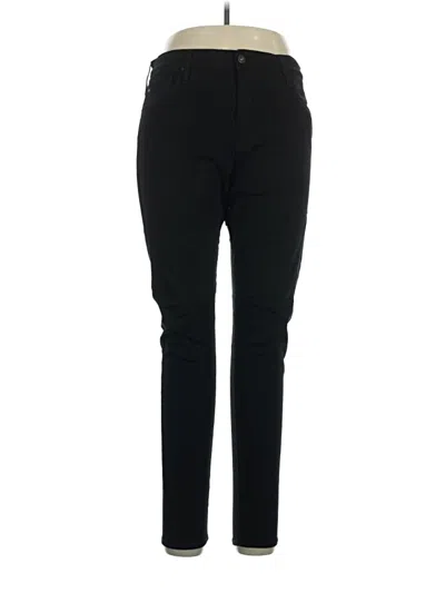 Pre-owned Adriano Goldschmied Jeggings In Black