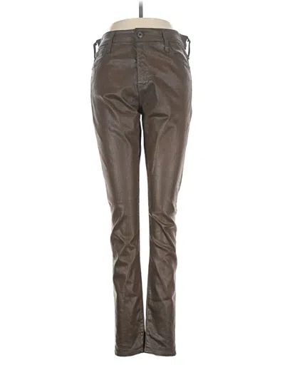Pre-owned Adriano Goldschmied Jeggings In Brown