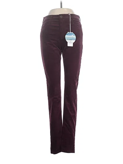 Adriano Goldschmied Jeggings In Burgundy