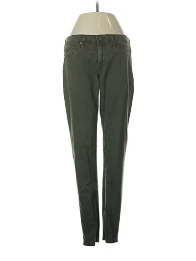 Pre-owned Adriano Goldschmied Jeggings In Green