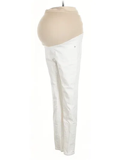 Pre-owned Adriano Goldschmied Jeggings In White