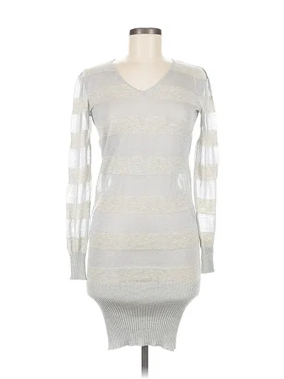 Pre-owned Adriano Goldschmied Pullover Sweater In White