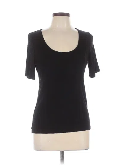 Pre-owned Adriano Goldschmied Short Sleeve T-shirt In Black