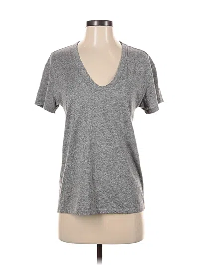 Pre-owned Adriano Goldschmied Short Sleeve T-shirt In Gray