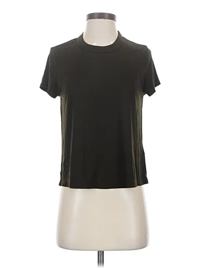 Pre-owned Adriano Goldschmied Short Sleeve T-shirt In Black