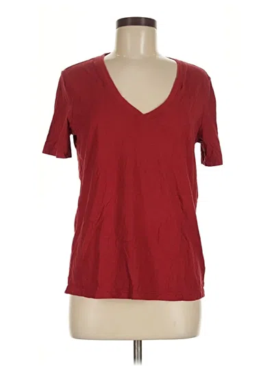 Pre-owned Adriano Goldschmied Short Sleeve T-shirt In Red