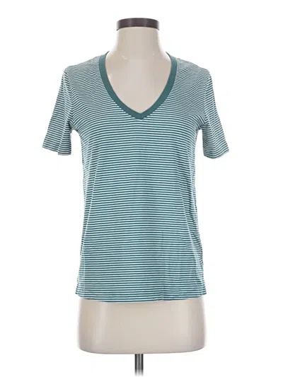 Pre-owned Adriano Goldschmied Short Sleeve T-shirt In Teal