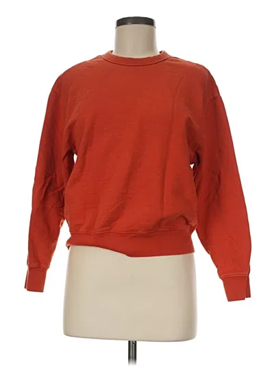 Pre-owned Adriano Goldschmied Sweatshirt In Orange