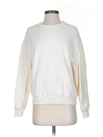 Pre-owned Adriano Goldschmied Sweatshirt In White