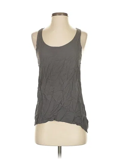 Pre-owned Adriano Goldschmied Tank Top Gray Halter Neckline Tops