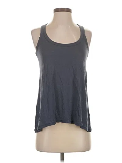 Pre-owned Adriano Goldschmied Tank Top Gray Halter Neckline Tops