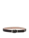 Adriano Meneghetti Embellished-buckle Leather Belt In Brown