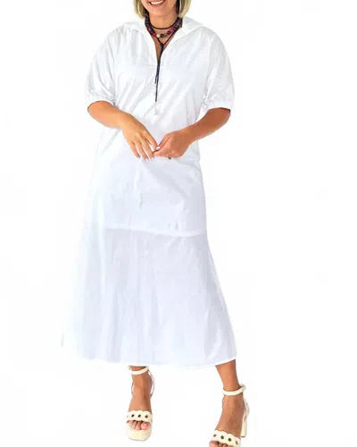 Adrienne Blakely Maxi Dress In White