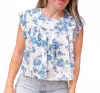 Adrienne Bonnet Top In Blue In Blue