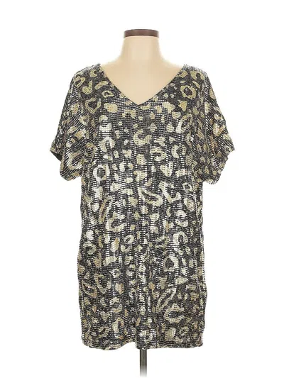 Pre-owned Adrienne Casual Dress In Gold