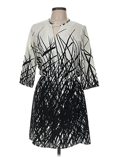 Pre-owned Adrienne Casual Dress In Gray