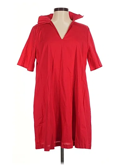 Pre-owned Adrienne Casual Dress In Red