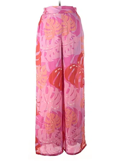 Pre-owned Adrienne Casual Pants In Pink
