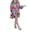 Adrienne Dandy Bunch Savannah Dress In Multi