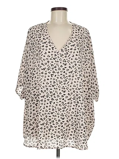 Pre-owned Adrienne Kimono In Ivory