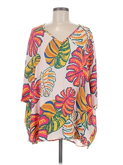 Pre-owned Adrienne Kimono In Orange