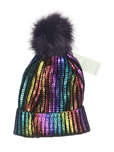 Adrienne Landau Beanie Hat In Purple