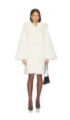 Adrienne Landau Cecilia Coat In White