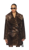 Adrienne Landau Elise Coat In Multi