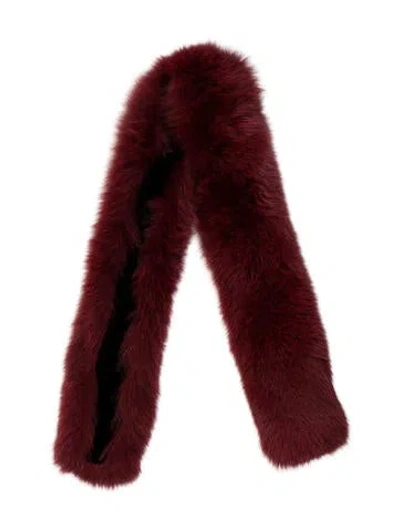 Pre-owned Adrienne Landau Faux Fur Snood In Multi