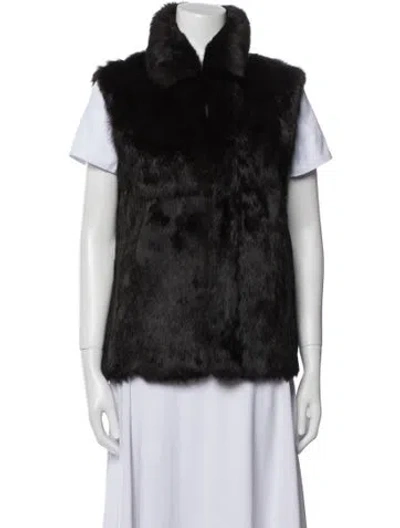 Pre-owned Adrienne Landau Fur Fur Jacket In Brown