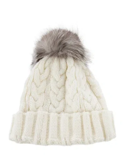 Pre-owned Adrienne Landau Knitted Beanie In Multi