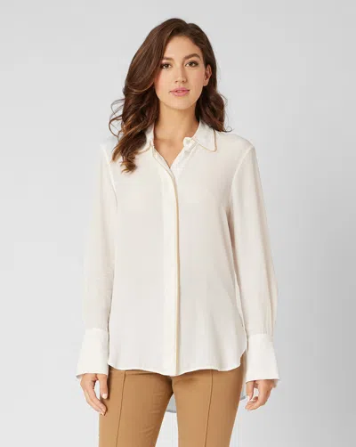 Adrienne Landau Limestone Blouse In Multi