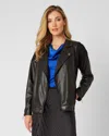 Adrienne Landau Onyx Moto Jacket In Black